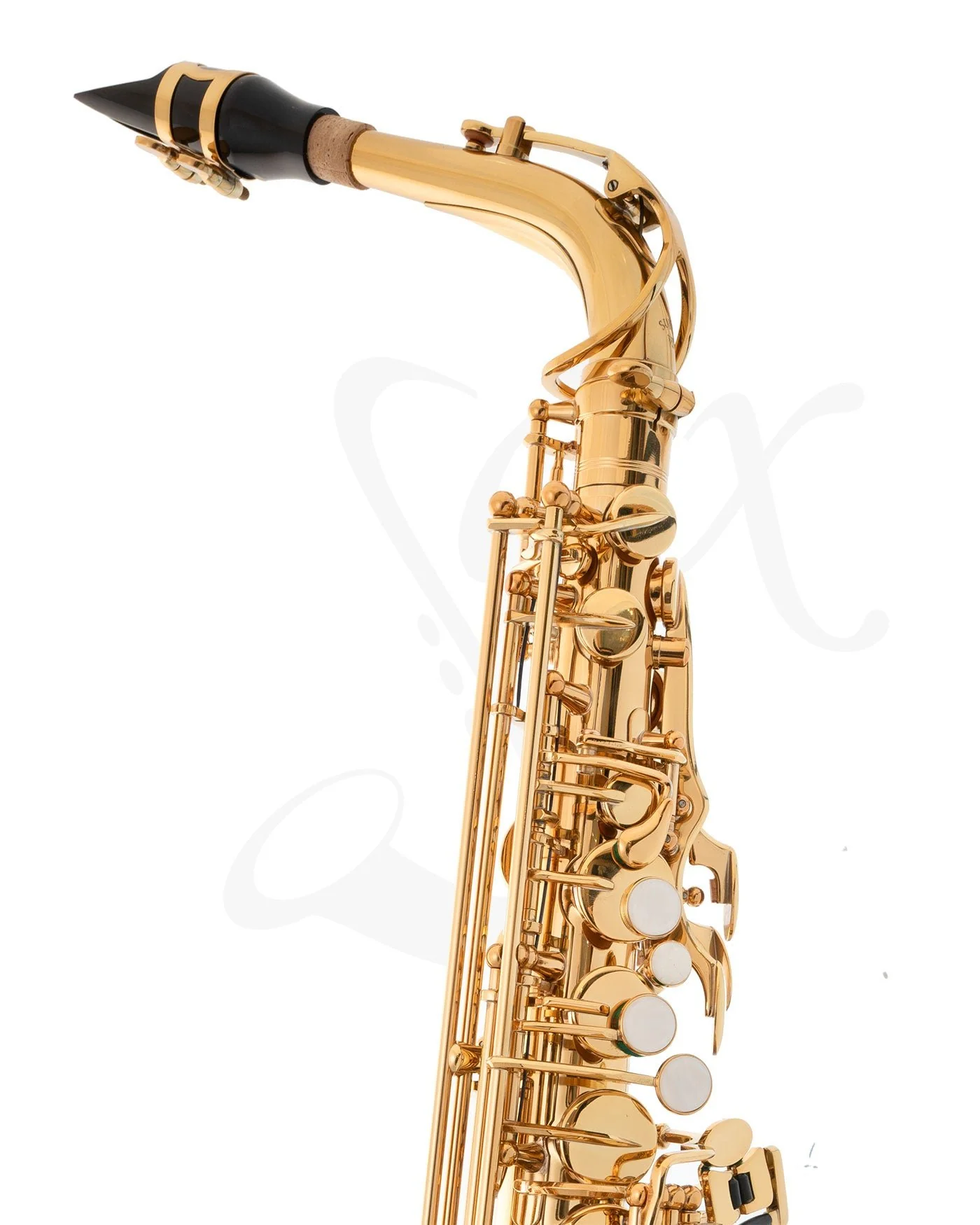 P.Mauriat PMSA-185 Alto Saxophone - Gold Lacquer - Image 4