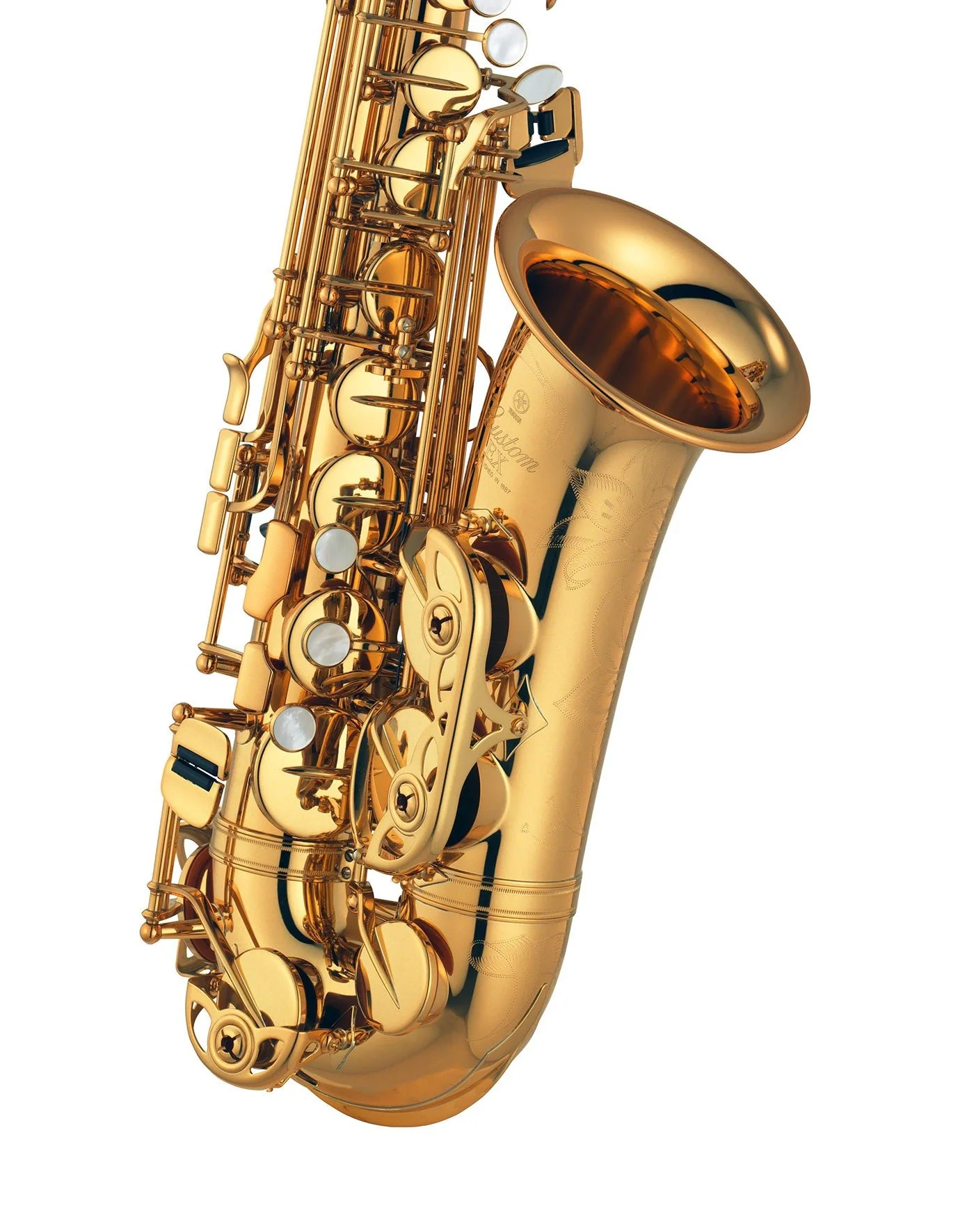 Yamaha YAS-875IIEXGP - Alto Saxophone - Gold Plated - Image 3